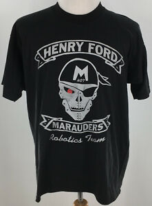 407 Ford Motor Company Marauders Robotics Team T-shirt XL noir Henry Ford