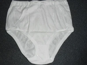Passfit Taillenslip Slip Baumwolle 2er Set 2 Stück weiss GR 56 / 58 NEU - Bild 1 von 2