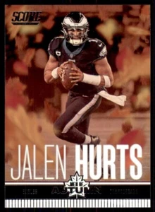 Two card lot 2023 Score Football Jalen Hurts Men of Autumn Philadelphia Eagles - Picture 1 of 1