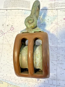 Merriman rubber 2" Block - Double with Shackle - Picture 1 of 8