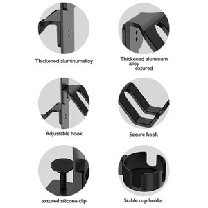 Universal Headset Organizers with Adjustable 3 Level Shelves for Gaming Consoles - Picture 1 of 8