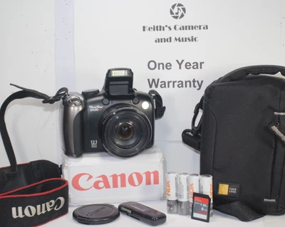 1yrWarranty Canon PowerShot SX20 IS 12.1MP 20x Zoom Digital Camera COMPLETE! - Image 1 of 4