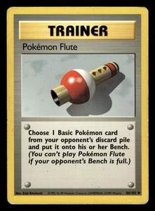 Pokemon Flute 86/102 Base Set Pokemon Card - 1 - Picture 1 of 2