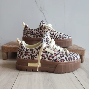 Sneakers Puma Cali zeppa stampa leopardata donna 7 plateau suola gomma 382910-01 - Foto 1 di 9