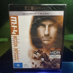 BRAND NEW! Mission Impossible 4 - Movie 4K Ultra HD Blu Ray UHD Region B - Bild 1 von 3