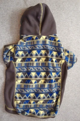 TOP PAW L Soft Fleece Pet Hoodie DOG COAT Sweater Polyester 16" Long 19" Chest - Image 1 of 4