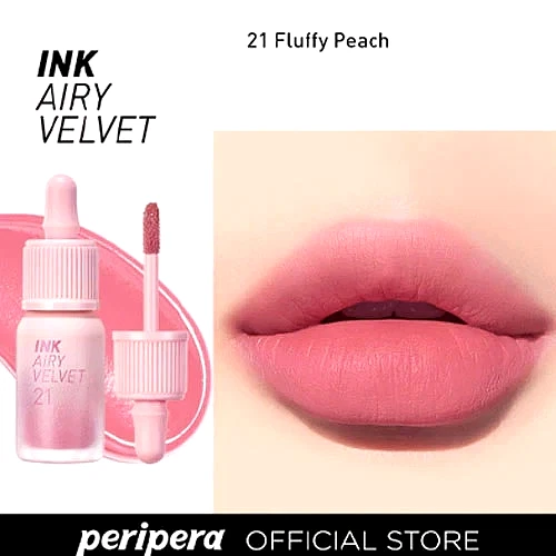 PERIPERA Ink The Airy Velvet K-Beauty 21-FLUFFY MELOCOTÓN Foto 1 de 1