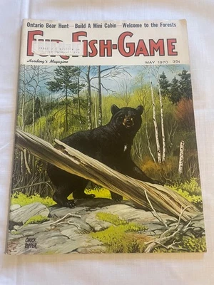 Field & Stream Fish-Game Magazine May 1970 Ontario Bear Hunt Harding's - Image 1 of 2
