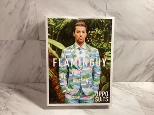 Opposuits Flaminguy Tropical Beach Flamingo Suit Jacket Pants Tie - Mens 36 - Picture 1 of 8