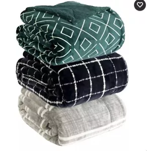 Life Comfort, Coperta Queen Reversibile in Pile Sherpa 98" x 92" (Scegli Colore) - Foto 1 di 31