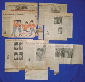 6 pt. Serie Beatles Manager Epstein Cellarful Noise Abendzeitung + Poster - Bild 1 von 10