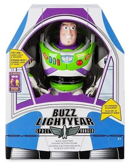 PERSONAGGIO SNODABILE PARLANTE BUZZ LIGHTYEAR TOY STORY DISNEY - Immagine 1 di 4