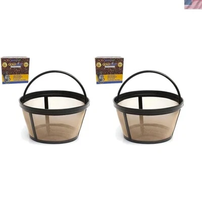 Filtro de café reutilizable de acero inoxidable premium para cafeteras Mr. - Juego de 2 Foto 1 de 2