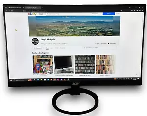 Acer R240HY LED LCD Monitor 23.8 inch Widescreen Full HD 1920X1080 HDMI VGA DVI - Picture 1 of 10