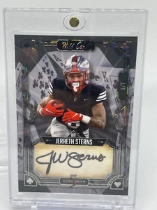 2022 Wild Card 5 Card Draw Jerreth Sterns 1/1 Silver Ace Auto (B470) - Picture 1 of 3