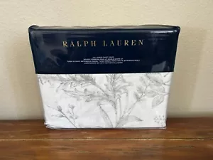 Copripiumino Ralph Lauren Genevieve completo/regina grigio floreale uccellini prezzo al pubblico consigliato $355 - Foto 1 di 6
