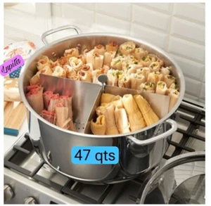 Princess House HERITAGE® STAINLESS STEEL COOKWARE Classic 47-Qt. Tamalera 10632 - Imagen 1 de 11