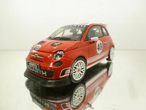 MONDO MOTORS FIAT 500 ABARTH ASSETTO CORSA #49 - RED 1:24 - GOOD CONDITION - Imagen 1 de 6