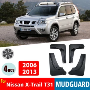 Mud Flaps Splash Guards Fender For Nissan X-Trail 2006-2013 4Pcs Side Mud Guards - Picture 1 of 10