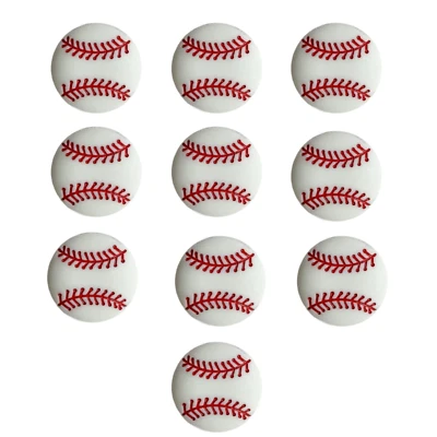 Baseballs Sports Theme Craft Sewing Buttons  Quilt Scrap Shelly's Buttons & More - Изображение 1 из 2