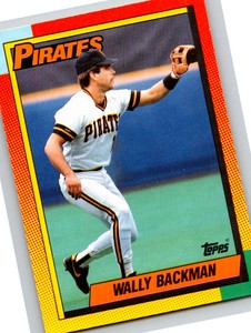 1990 Topps Traded Wally Backman Pittsburgh Pirates #5T