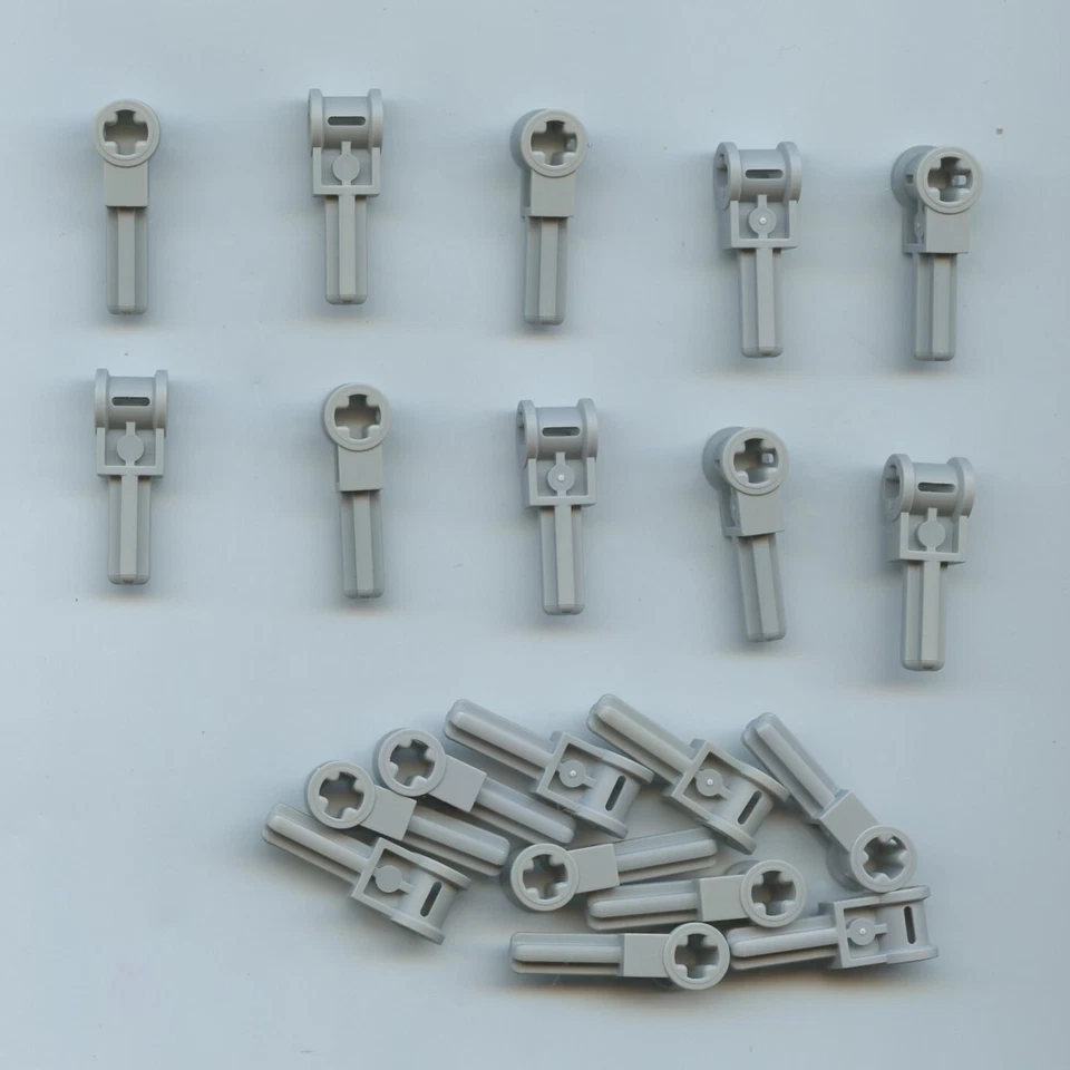 8 LEGO Yellow Technic Pole Reverser Handle Connector 6553