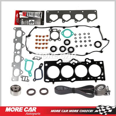 Juego de juntas de culata Kit de correa de distribución para 08-12 Hyundai Elantra Kia Soul Spectra 2,0 L Foto 1 de 4