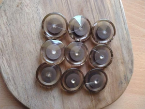 bundle of resin, vintage buttons,12pcs black-colored 20mm,13/16,32L - Picture 1 of 6