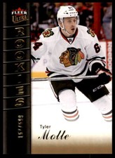 2016-17 Fleer Showcase Ultra Rookies Tyler Motte RC /599 Blackhawks #U11