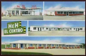Tarjeta postal Kadoka SD H & H El Centro Texaco Gasolinera Motel Roadside OS 062415 - Imagen 1 de 2