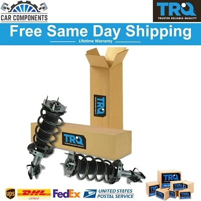 TRQ New Front Complete Shock Strut Spring Assembly Pair For 2007-2014 Honda CR-V - Image 1 of 4
