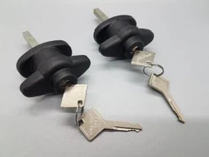 T Handle Door Lock RV Van Truck Cap Shell Cover Camper Lid Top - One Pair 70073 - Picture 1 of 11