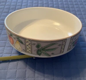 MIKASA INTAGLIO SUMMER JEWELS CAA31 PATTERN ROUND VEGETABLE BOWL 8 3/8" - Picture 1 of 9