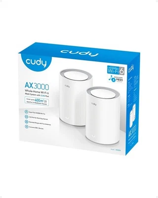 Sistema WiFi 6 Mesh Cudy AX3000 – sostituisce router ed extender, copre fino... - Immagine 1 di 4