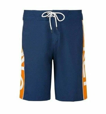 Shorts Oakley Para Hombre De Playa Sweat Azul Stretch Ac9 Talla S - Imagen 1 de 4