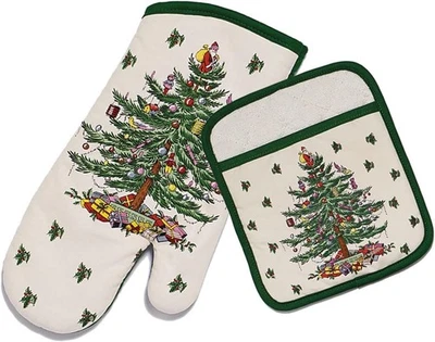 Spode - Juego de cocina de 2 piezas, guante de horno a juego y 20 x 20 (juego de 1), multicolor  Foto 1 de 2
