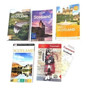 Lot of 5 Scotland Travel Guide Books 2016-2022 Fodors Frommers Lonely Planet DK - Imagen 1 de 13