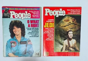 2 PEOPLE MAGAZINES June 1983 - SALLY RIDE ASTRONAUT, Carrie Fisher Return Jedi - Bild 1 von 4