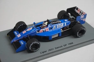 1:43 Spark S3969 Ligier JS31 Detroit GP 1988 #26 S.Johansson - Picture 1 of 8