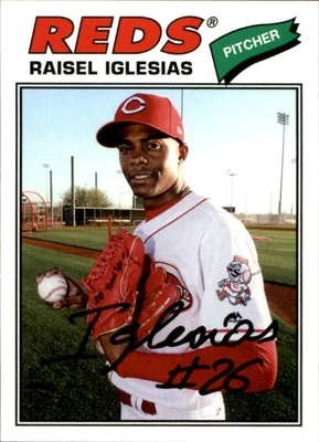 2018 Topps Archives #116 Raisel Iglesias Cincinnati Reds - Image 1 of 2