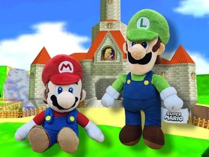 2017-22 Little Buddy & JAKKS Pacific Nintendo Mario & Luigi Stofftier Plüsch Puppen - Bild 1 von 11