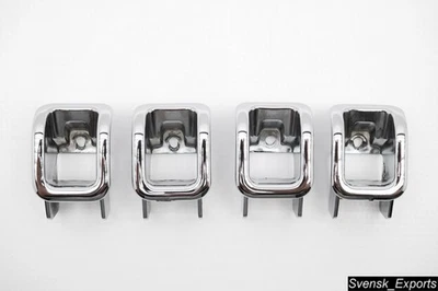 RANGE ROVER P38 96-02 OEM Chrome Door Panel Lock Button Knob Trim Frames Bezels - image 1 of 3