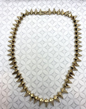 nOir for L.A.M.B. small darts necklace d'oro NIN gold tone mini spikes