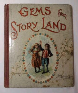 Antique Childrens Book 1901 Gems From Story Land McLoughlin Bros Illustrated - Picture 1 of 10