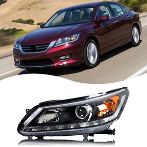 Headlight For Honda Accord 2013-2015 Sedan EX LX Sport Front Lamp Driver Side - Picture 1 of 2