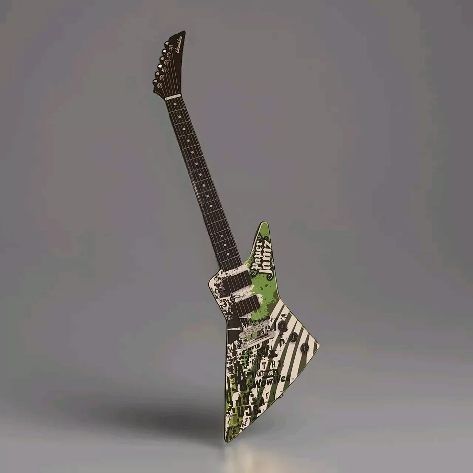 Paper Jams Guitar wow wee Works! Green All Star 2009 - Image 1 of 4