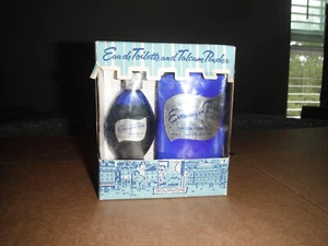 vintage bourjois evening in paris eau de toilette talcum powder in box - Picture 1 of 7