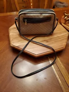 Vintage Gucci Ophidia Web GG Supreme Navy Canvas Crossbody Bag - Picture 1 of 23