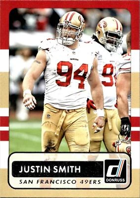2015 Donruss #129 Justin Smith - Image 1 of 2