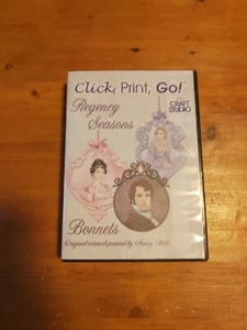 CLICK,PRINT,GO-REGENCY SEASONS-BONNETS BY MY CRAFT STUDIO-PC CD-ROM-UNBESPIELT - Bild 1 von 1